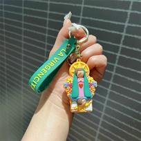 Cute Russian Doll Keychain for Car Keys Chain Keychains Women Men Matryoshka Keyring Bag Pendant Gifts