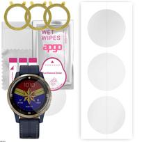 3x apgo hidrogelinė ekrano apsauga, skirta Garmin Legacy Hero Series 010-02172-41, hidrogelio plėvelė, su pozicionavimo sluoksniu, kurį lengva montuoti
