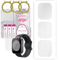 3x apgo Hydrogel ekrano apsauga, skirta CMF by Nothing Watch Pro, hidrogelio plėvelė, su pozicionavimo sluoksniu, kurį lengva montuoti