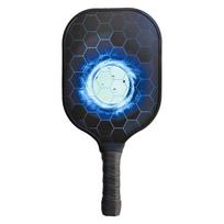 Stiklo pluošto marinato kamuoliuko rakečių rinkinys anglies pluošto korio pickleball irkles black