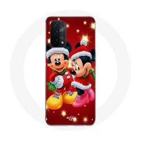 Case - Maniacase - Oppo A74 - Mickey Mouse and Minnie Mouse - Soft - Child protection