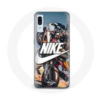 Coque - Maniacase - Samsung Galaxy A40 - Nike Logo - Silicone - Souple juoda