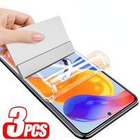 3 vnt. minkšta plėvelė Hidrogel Redmi Note 13 10 11 12 Pro Plus ekrano apsauga, skirta Xiaomi Redmi Note11 Pro 5G redmi k20 gryna