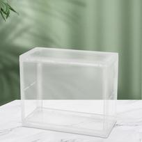 Acrylic Display Shelf,Acrylic Case,Display Cabinet for Mini Toys,Collections white