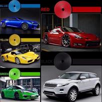 8M Automobilio Sunkvežimio Žiedo Padangų Apsaugos Lipdukas Guminė Juostelė Raudonas Rato Stebulės Ratlankio Krašto Apsaugas raudona