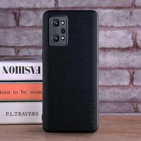 Dėklas OPPO Realme GT Neo 3 2 2T 3T neo 2 5G coque Prabangus tekstilės Odos odos telefono dėklas funda for realme gt neo 3 case capa Realme GT Neo juoda