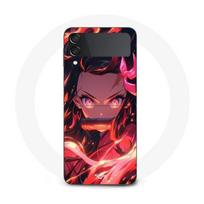 Coque Samsung Galaxy Z Flip4 Demon Slayer Nezuko Kamado Manga anime