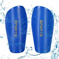 1 Pair Soccer Shin Guards Football Training Calf Sleeve Shinguard Protection for L Black