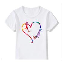 Children Dance ,Taekwondo ,Let Your Confidence Shine Volleyball Girls T -Shirts Casual Sports Ts Hirt Summer Boys Clothes 9T white
