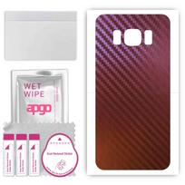 Apgo odos lipdukų plėvelės folijos vinilas, skirtas BACK, suderinamas su Samsung Galaxy S8 Active, atsparus įbrėžimams, lengvai montuojamas - anglies chameleonas CAKA5