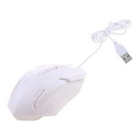 Ergonomiška laidinė žaidimų pelė su neslystančiu ratuku, laidinės kompiuterinės žaidimų pelės su 7 spalvų apšvietimu PC nešiojamam kompiuteriui stacionariam kompiuteriui WIRED balta