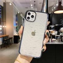 3D deimantinio rašto silikoninis telefono dėklas, skirtas iPhone 13 12 Mini 11 Pro XR XS Max 6S 7 8 Plus SE2 minkštas skaidrus smūgiams atsparus dangtelis For iPhone 13 white