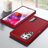 Apsauginis krepšys dėklas Samsung Galaxy S24 Ultra S23 FE Plus S22 A15 A54 A14 A53 A13 5G A04S 3 viename laikiklis galinio dangtelio dėklai for Galaxy S24