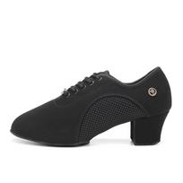 Women Latin Dance Shoes Jazz Ballroom Salsa Dancing Shoes Woman High HeelsTraining Modern Tango Dance 34 juoda