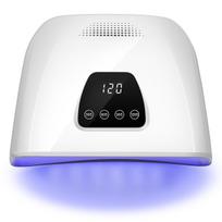 72LED nagų džiovintuvo lempa Power UV LED nagų lempa be juodų rankų nagų gelinio lako džiovinimui profesionali džiovinimo lempa su automatiniu jutikliu US plug balta