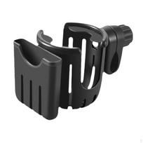Cup Holder,Bottle Holder Versatile Impact Resistant Drink Organizer for Bike Pushchair Milk black