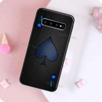 Ace of Spades Poker Case For Samsung Galaxy S22 Ultra S21 S20 FE S9 S10 Note 10 Plus S10e Note 20 Ultra Cover Galaxy S8