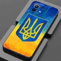 Telefono dėklas, skirtas Xiaomi Mi 11 Lite 5G NE 11i 11X 11T 12 Pro Poco F1 F3 X3 GT X4 NFC Pro silikoniniai dėklai uždengia Ukrainos vėliavą Fundas Mi 11