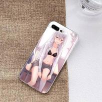 Echidna ReZero Phone Case For Huawei P50 P40 P30 Pro Mate 40 30 Pro Nova 8 8i Y7P Honor Transparent Phone Cover Honor 9C blue