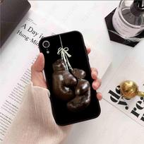 Bokso pirštinės Juodas apvalkalas Telefono dėklas, skirtas iphone xr 14PLUS 11 12 13pro max 5s 6splus 7 8plus SE 12mini x xs max dėklas Coque Iphone 14PRO MAX black