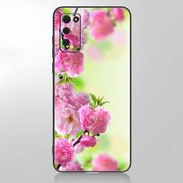Raudonos rožės gėlių telefono dėklas, skirtas Samsung Galaxy A12 A02S A22 A32 A52 A72 A71 A51 A41 A31 A21 A11 A50 A70 A10S A20S juodas dangtelis Samsung A72