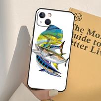 Mahi gamefish Case For iPhone 13 12 Mini 11 14 Pro Max 6S 8 7 Plus SE 2022 2020 X XS Max XR Back Cover iPhone 14Pro MAX blue