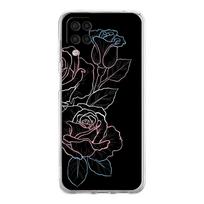 Drakono gėlės žolės linijinio meno telefono dėklas, skirtas Samsung Galaxy A51 A71 A21S A12 A11 A31 A41 A03S A13 A33 A73 A53 A52 A32 5G dangtelis Samsung A01