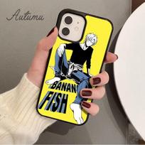 Banana Fish Anime telefono dėklas, skirtas iPhone 11 12 13 14 Pro Max mini X XR XS SE 2020 6S 7 8 Plus Samsung Galaxy S21 S22 dangtelis Samsung S22ultra black