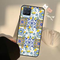 Mediterranean Lemon For Realme 8 9 Pro Plus GT Neo 2 GT Master 9i 8i Phone Case For OnePlus 9 10 Pro 9R Nord2 OnePlus 10Pro white