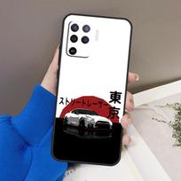 JDM Tokyo Drift Sports Car For OPPO Find X3 X5 Pro A9 A5 A31 2020 A15 A16 A52 A72 A1K A83 A91 A54 A74 A94 A53S Case OPPO A1K