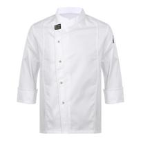 Unisex Chef striukė vyrams Moterų Lengvas Cooking Hotel Restaurant Chef Coat L white