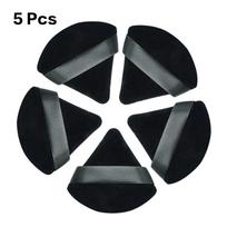 Triangle Velvet Powder Puff Flours Mini Face Makeup Sponge Cosmetics Soft Cotton Face Powder Puff Washable Lightweight beige