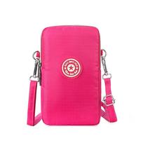 Mažos petinės rankinės Nailoninės moteriškos mobiliojo telefono rankinės Mini moteriška messenger tipo piniginė Lady piniginė Nauja 2023 m. CrossBody rankinė Sportinė piniginė juoda