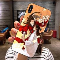 Tian Guan Ci Fu Kinų telefono dėklas Xiaomi Mi 12 11T 10T 9T Lite Pro Ultra Note 10 Poco F3 F4 X4 GT telefonui, minkštas juodas telefono dangtelis Xiaomi 12 or 12X