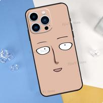 Anime One Punch Man Saitama dėklas iPhone XR X XS Max 5S 6S 7 8 Plus SE 2020 11 12 13 Pro Max Mini telefono dangtelis iphone 5 5S