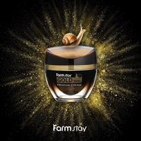 FARMSTAY Gold Snail Premium kremas 50ml 1 PCS