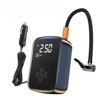 LEIBOO Wireless Car Air Compressor Air Pump Electric Tire Inflator Pump for Motorcycle Bicycle AUTO Tyre with Digital Display gray