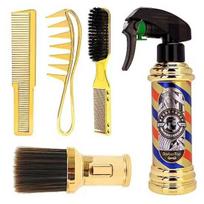 5pcs Professional Haircut Set Barbershop Spray Bottle Comb Brush Tools Salon Hairstylist Hair Cutting Styling Accessories CN