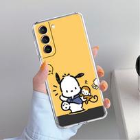 Clear Case For Samsung Galaxy S22 S20 FE S21 S10 S9 Plus Note 20 Ultra 10 Lite Transparent Phone Shell Pachacco Samsung S22 5G yellow