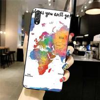 World Map Travel Phone Case For Honor 70 50 20 7S X9 X8 X7 Magic 4 3 Pro Soft Black Phone Cover Honor 70