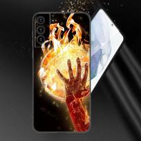 Krepšinio aikštelės telefono dėklas, skirtas Samsung Galaxy S20 S21 FE S22 Ultra S10 Lite S10E S9 S8 Plus S7 Edge, minkštas TPU, juodas dangtelis Samsung S22 Ultra white