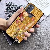 Kiss By Gustav Klimt Design Case for Motorola Moto EDGE 20pro 20lite E6 E7 G STYLUS GPLAY GPOWER G 5G PLUS G30 G100 Funda Coque MOTO E6 beige