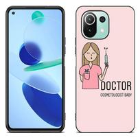 Slaugytojo medicinos medicinos dėklas, skirtas Xiaomi Mi 11 Lite NE 11i 10T 11T Pro A2 A3 Lite POCO F3 M3 M4 C31 X3 Pro NFC GT juodas minkštas dangtelis Xiaomi Mi A2 Lite