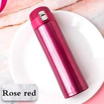 500 ml nerūdijančio plieno atšokantis dangtelis vakuuminė kolba termoso puodelis kavos arbatos pieno termo butelis 500ml pink