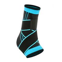 3D Weaving Ankle Brace with Strap Belt Pressurized Basketball Gym Sports Badminton Ankle Support Elastic Breathable Free Size raudona