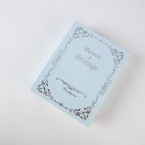 Vintage Photo Albums Picture Case Storage Scrapbooking Picture Case Photo Album 10.2x 15.2cm mėlyna