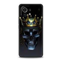 Grim Reaper Skull Skeleton Phone Case For Xiaomi 12T 12 13 Pro Poco X3 NFC M3 F3 F4 M4 X4 Mi Note 10 11 Lite 10T 5G 11T 9T Cover Mi 10 Lite 5G black