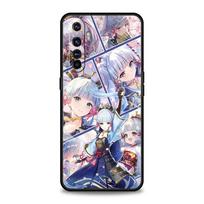 Genshin Impact Phone Case For Realme 11 10 9 8 5G 7 6 GT2 Pro Plus C21 C11 C25 C35 For Realme GT Neo 2 3 3T Soft Silicone Cover Realme C25 gray