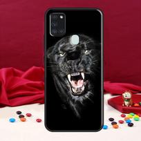 Cheetah Panther Case For Samsung Galaxy A34 A54 A14 A53 A13 A51 A71 A50 A12 A22 A32 A52 A72 Phone Cover Samsung A54 5G black