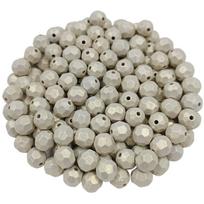 8mm 40vnt/maišelyje Nauji daugiaspalviai poliedriniai karoliukai Saldainių spalvos akriliniai karoliukai su skylute Papuošalų aksesuarai Rankdarbiai 8mm  40pcs/bag smėlis
